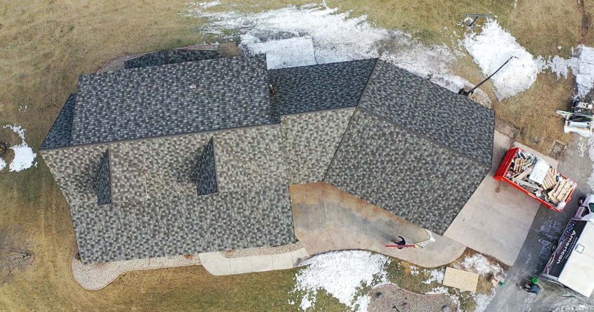 A new DECRA roof on a Wisconsin home