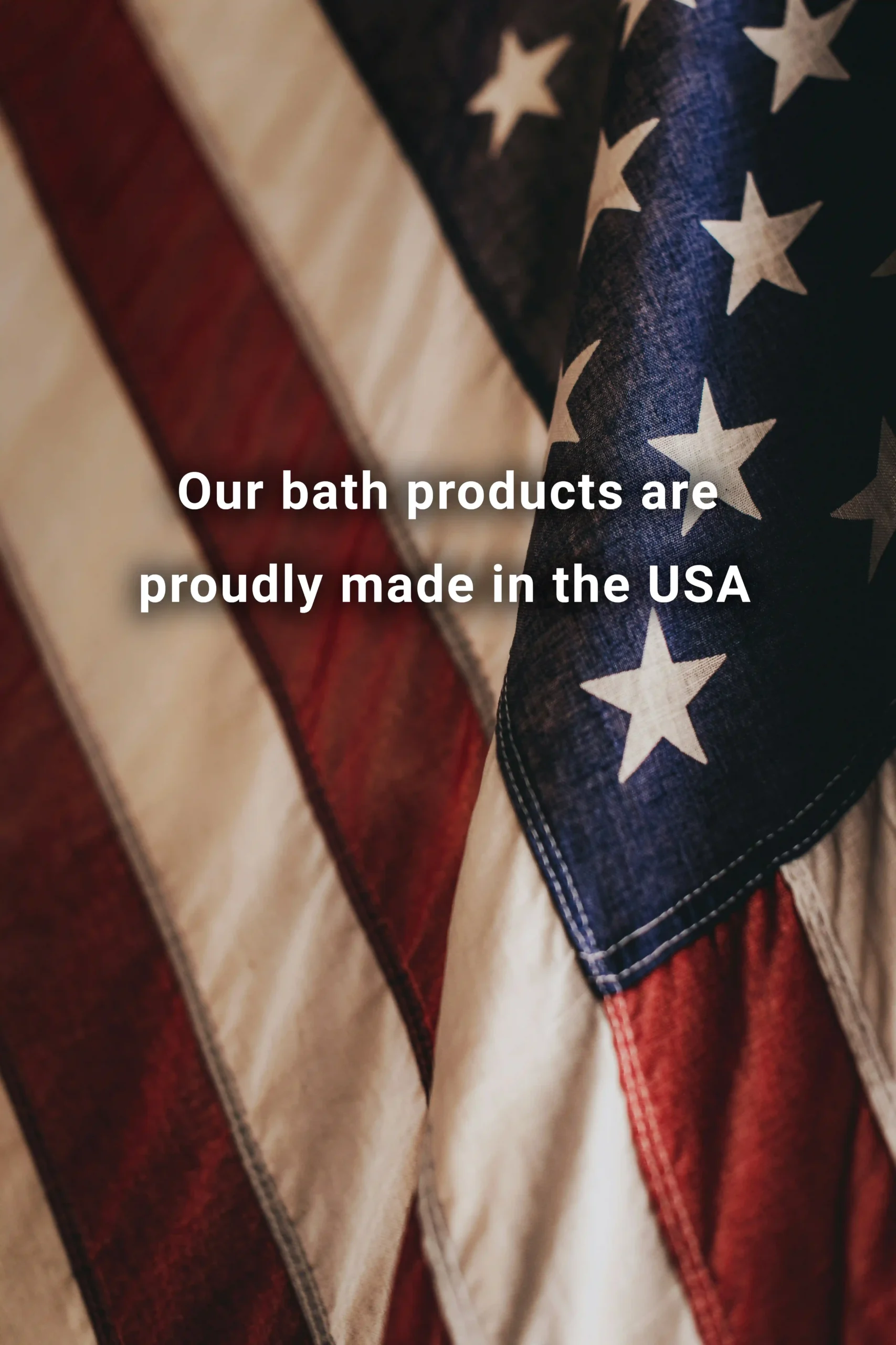 American flag with a proudly made in America text overlaid